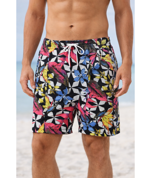 Short Floral Estampado Calção elastano P M G Gg Verão Rosa